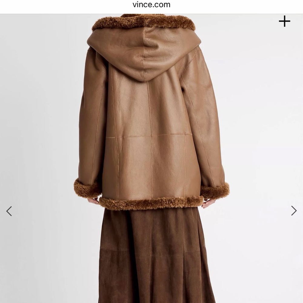 Vince Brown Shearling Jacket